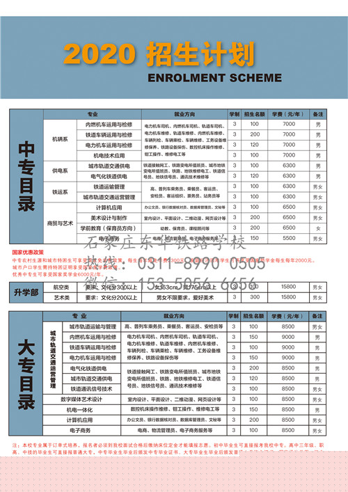 4月報(bào)名石家莊東華鐵路學(xué)校是什么時(shí)候入學(xué)？