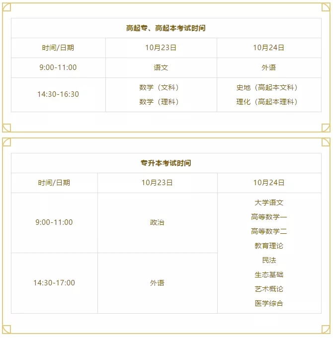 注意 | 2021年成考考試時(shí)間公布，速速備考！