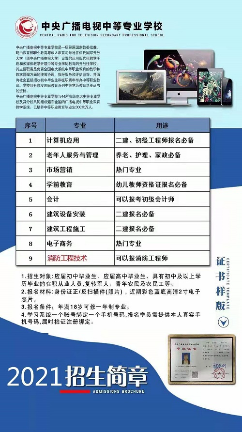 2021年成人電大中專學(xué)費多少？多久可以畢業(yè)？